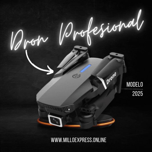 Dron Profesional E88 Pro RC 4K con Cámara Dual y Rotación | Negro