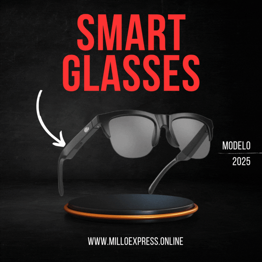 SMART GLASSES BLUETOOTH 5.3 LENTES DE SOL INTELIGENTE UV400 UNISEX F-0